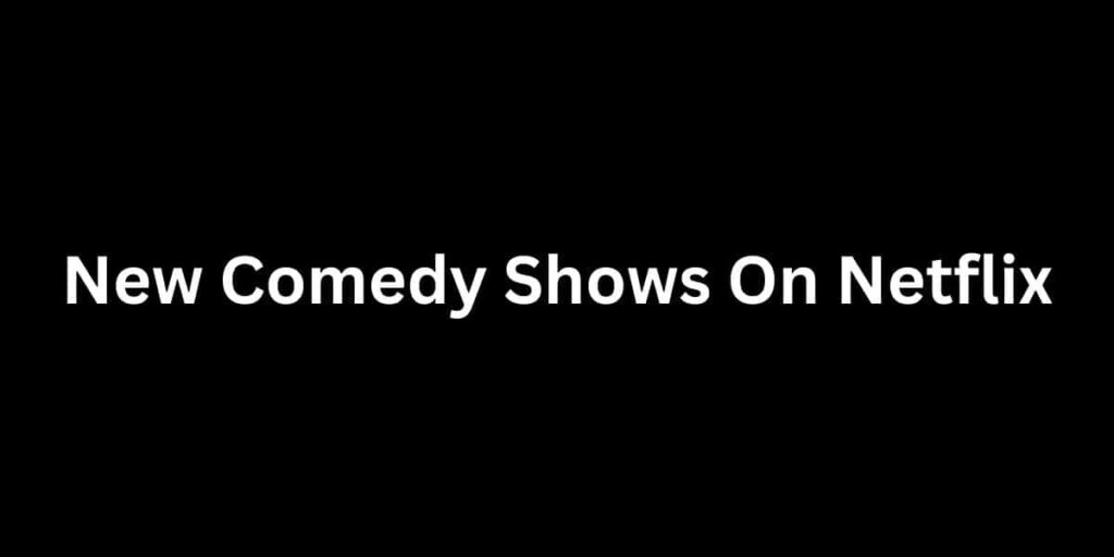 New Comedy Shows On Netflix
